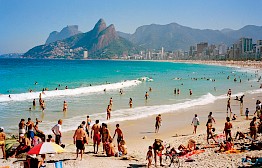 Brazil Boom Boom On The Beach by Michel Haddi