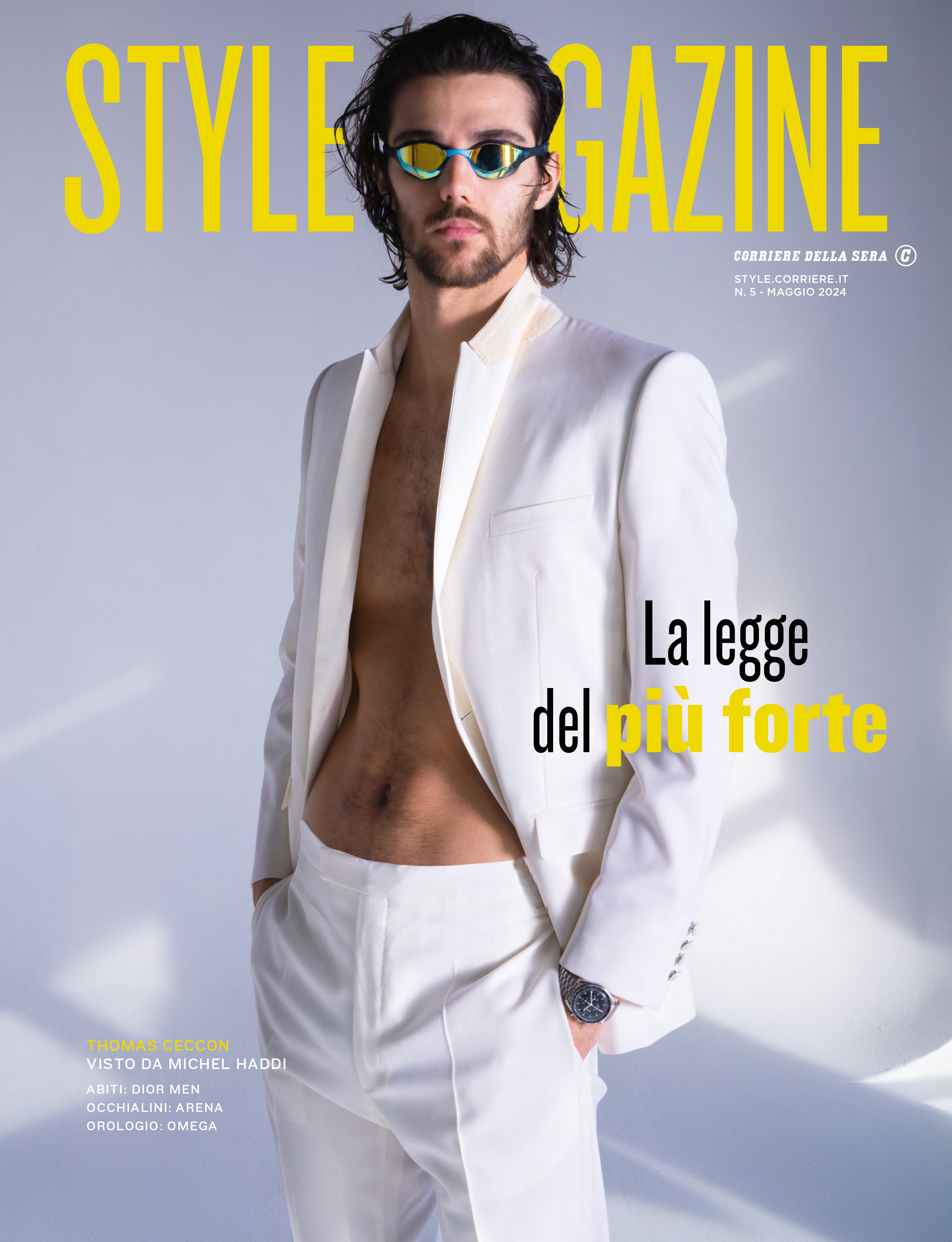 Style Magazine Italy/Thomas Ceccon 2024 Iconic Photography by Michel Haddi 0