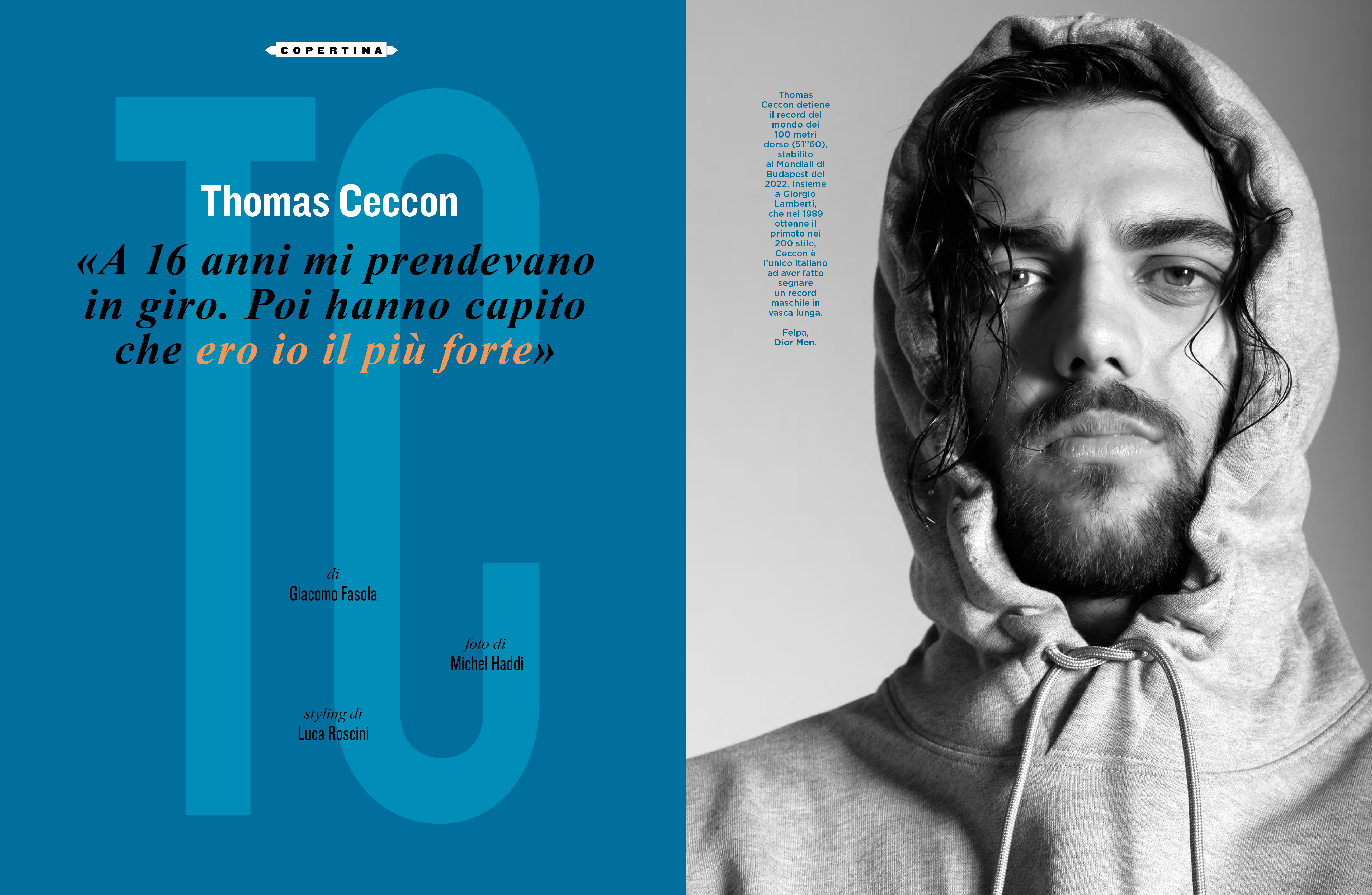 Style Magazine Italy/Thomas Ceccon 2024 Iconic Photography by Michel Haddi 1