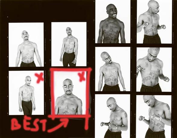 TUPAC MICHEL HADDI CONTACT SHEETS