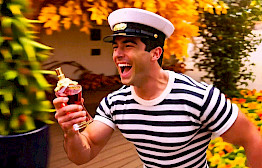 Who does not like the navy and who doesn't love the legend Jean Paul Gaultier? by Michel Haddi